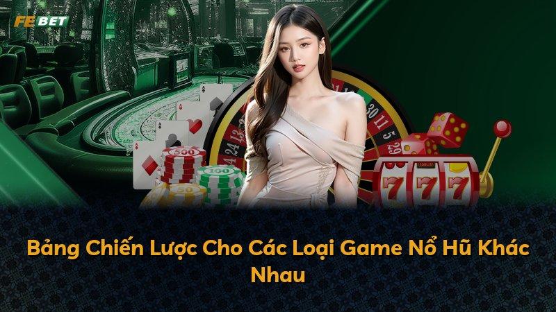 Bảng Chiến Lược Cho Các Loại Game Nổ Hũ Khác Nhau