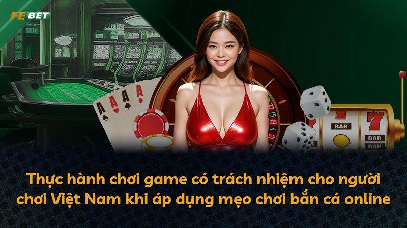 Thực hành chơi game có trách nhiệm cho người chơi Việt Nam khi áp dụng mẹo chơi bắn cá online